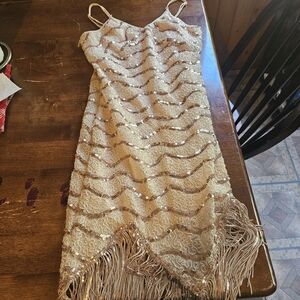 Women's 1920s Flapper Sequin Dress for Great Gatsby Theme Party Dress